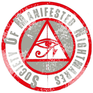 Das zerstörte Logo der S.O.M.N.