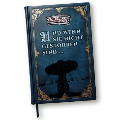 Ein Märchenbuch, das den Titel des FORT FEAR 2026 zeigt: Und wenn sie nicht gestorben sind ...