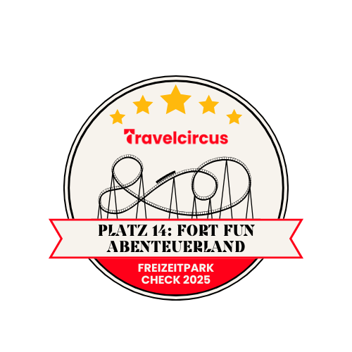 Der Award für Platz 14 der besten Freizeitpark Deutschland geht an das FORT FUN Abenteuerland.