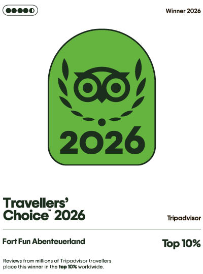 Travellers Choice Award von Tripadvisor 2006 - grünes Logo mit der Zahl 2026.
