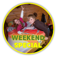 Über das Weekend Special Angebot freuen sich die Kids im Camp.